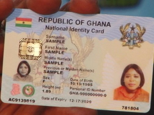 File photo of a national ID