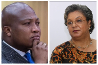 Samuel Okudzeto Ablakwa and Hanna Tetteh
