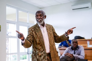 Prof. Stephen Adei now teaches Leadership and Economic Development at Ashesi University