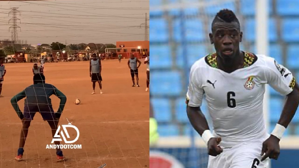 Afriyie Acquah missed a penalty during the Monday All Stars