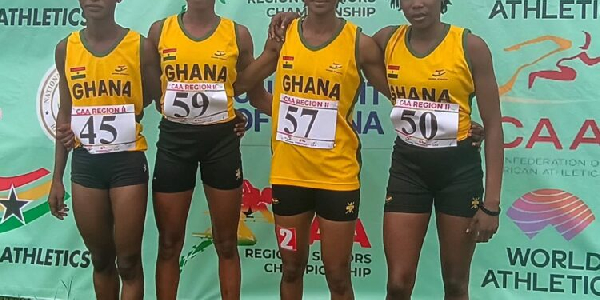 Ghana has won one gold medal at the 2025 CAA Region II Seniors Championship