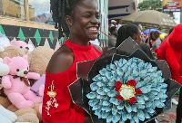 Banknote bouquets can be ordered from florists