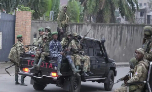 M23 rebels patrol the streets of Goma, Democratic Republic of the Congo