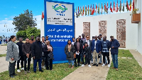 Some Ghanaian students who study in Morocco