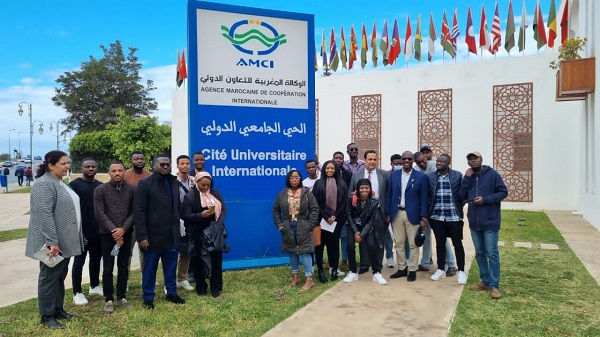 Some Ghanaian students who study in Morocco