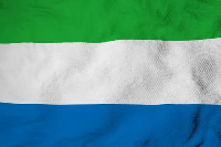 The Sierra Leone flag