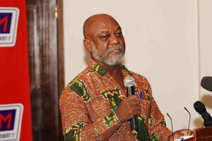 Prof Kwame Karikari Mic
