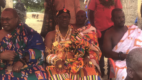 Rev Obed Danquah is the Adontenhene of Gomoa Ablekum