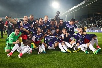 The Purple and White thrashed Sporting Charleroi 3-1 to win their 34 Belgian League title