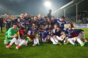 The Purple and White thrashed Sporting Charleroi 3-1 to win their 34 Belgian League title