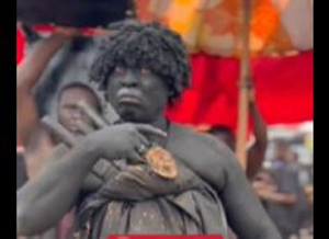 Manhyia Brafoɔ during the procession on the second day of the funeral rites of the late Asantehemaa