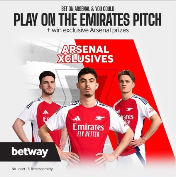 Betway Africa offers lifetime experience at Emirates Stadium