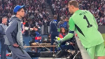 Watch the heated moment Neuer clashed with a ball-boy in PSG-Bayern game