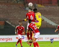 Medeama clashed with the record champions at the WE Al-Ahly Stadium