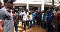 The 13 were arrested after they stormed the office of the Ashanti Regional Security Coordinator