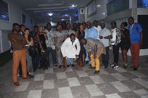 Kennedy Agyapong aka Kenpong in a group photograph with the celebs