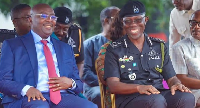 Dr. Mahamudu Bawumia and IGP, Dr. Akuffo Dampare