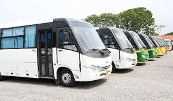 MASLOC presented a total of 83 buses to the Ghana Road Transport Union