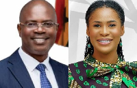 TDC Ghana boss, Courage Makafui Nunekpeku (L) and Tema MCE, Ebi Bright (R)