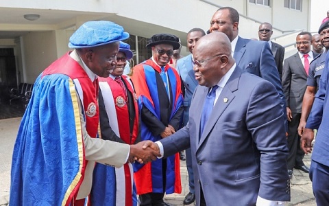 President Akufo-Addo wants to raise the standard of Universities in Ghana