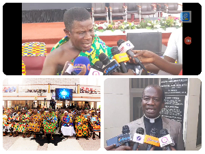 Collaged Photos Of Elder Dr Kwadwo Gyasi, Some Chiefs Area The Bantama Area Head