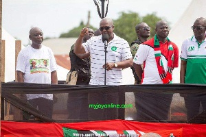 President Mahama On A Campaign Trial