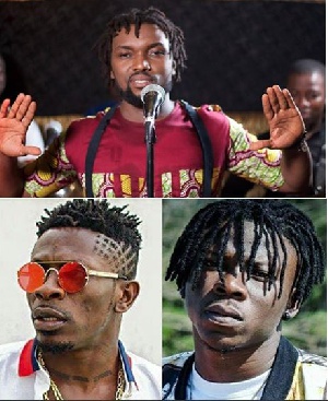 David Oscar, Shatta Wale and Stonebwoy