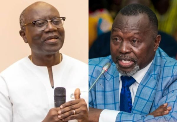 Ken Ofori-Atta (L) could be paying high legal fees for his extradition by Dominic Ayine (R) in US
