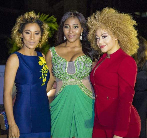 Lilian Esoro, Nadia Buari and Nikki Samonas at the nomination announcement event of GMAA