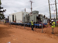 The mobile substation was solely funded by ECG at a cost of GH¢18 million