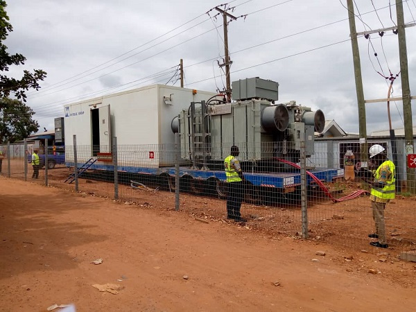 The mobile substation was solely funded by ECG at a cost of GH¢18 million