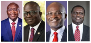 Some of the NPP presidential aspirants Some of the NPP presidential aspirants