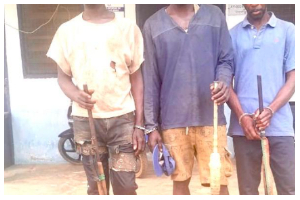 A photo of the suspects