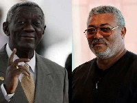 Former Presidents; Jerry John Rawlings and John Agyekum Kufuor