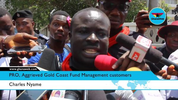 Convenor of the Aggrieved Customers of Gold Coast Fund Management, Charles Nyame