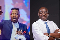 Prophet Nigel Gaisie (L) says Dr Bawumia will win NPP presidential primaries but...