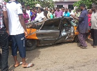 Several cars were damaged; passengers sustained injuries