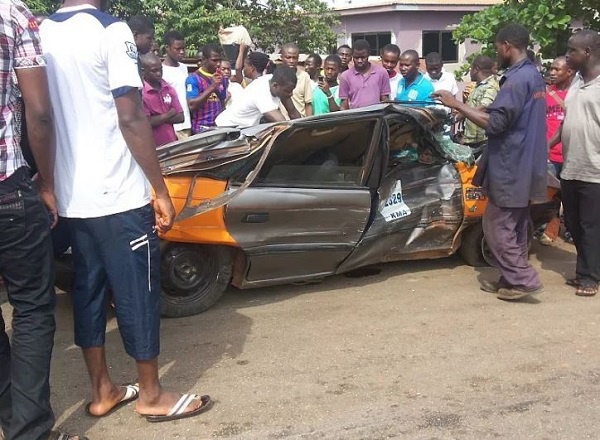 Several cars were damaged; passengers sustained injuries