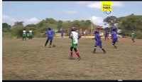 Grandmothers playing football