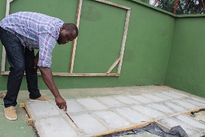 The renovation is being undertaken as part of preparation to host an International Tennis Federation