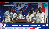 The EC is announcing the winners following the completion of voting and the counting of ballots