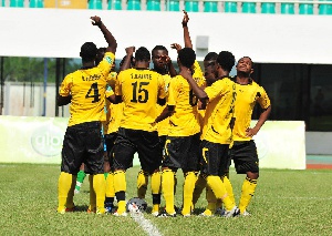 Ashanti Gold SC will host Liberty Professionals at  Len Clay on Sunday