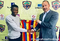 Manaf Umar has signed a long term deal with Hearts