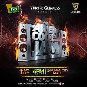 The Area Codes Jam will be live in Kumasi