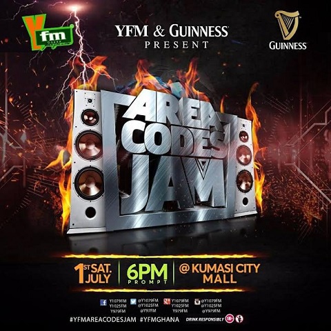 The Area Codes Jam will be live in Kumasi