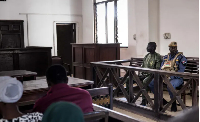 Sanna Manjang in the dock at the High Court in Banjul, January 15, 2025