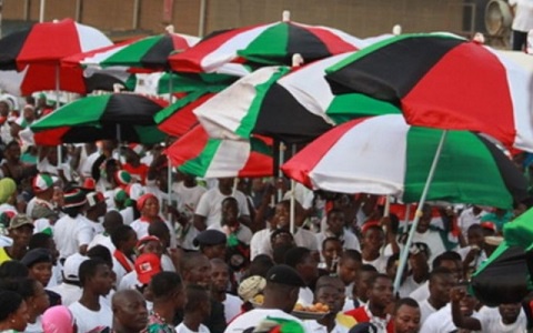 Some NDC supporters at a rally