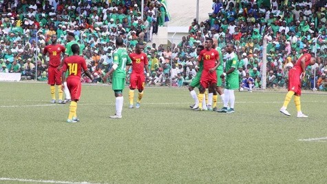 Comoros played Ghana at the Stade Moroni on Friday.