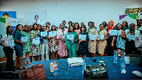 Participants at the training in a group photograph