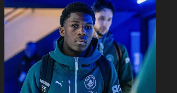 Ghana-eligible Ryan McAidoo scores on Manchester City debut